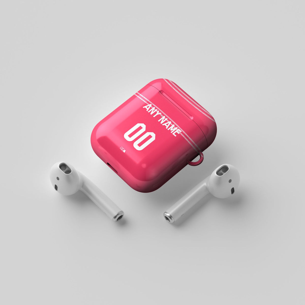 AirPods case with the Real Madrid 2014-15 Away football shirt design by RIPA Football