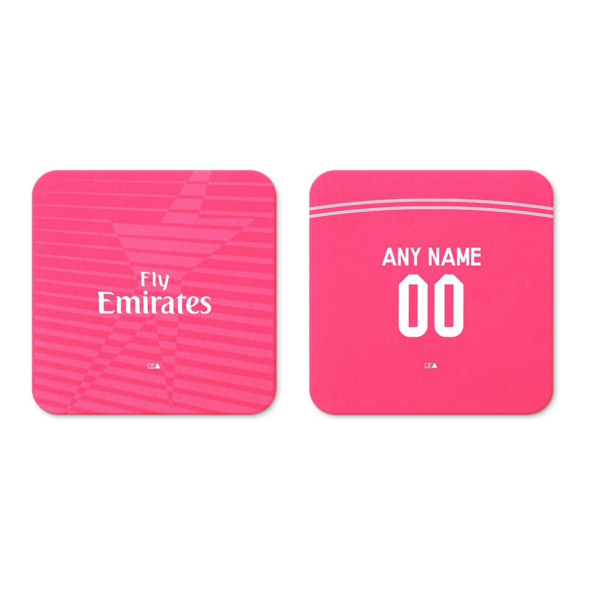 Coaster with the Real Madrid 2014-15 Away football shirt design by RIPA Football