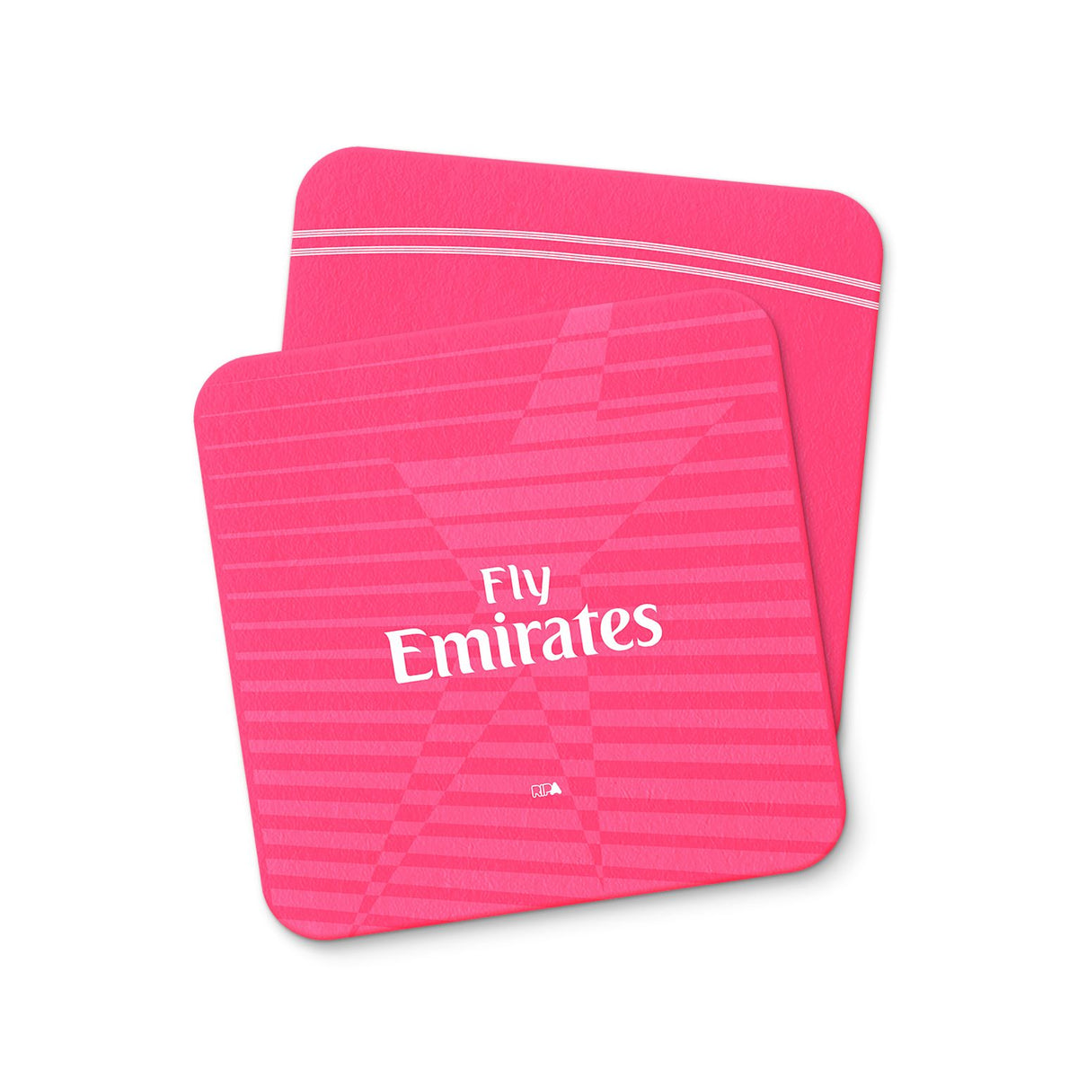 Coaster with the Real Madrid 2014-15 Away football shirt design by RIPA Football