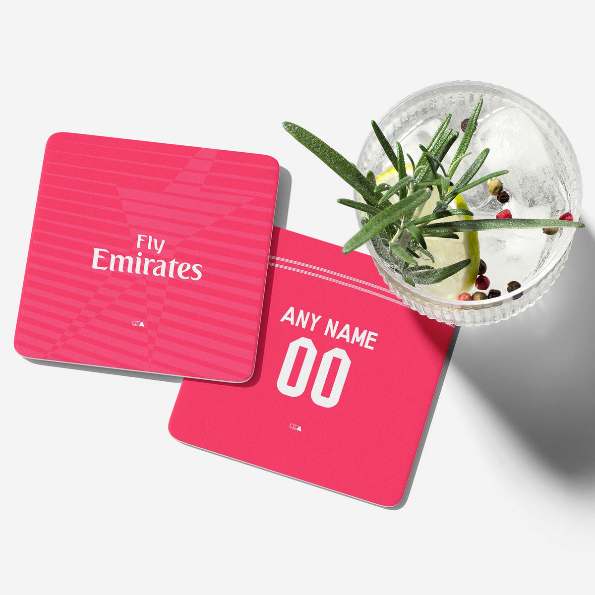 Coaster with the Real Madrid 2014-15 Away football shirt design by RIPA Football