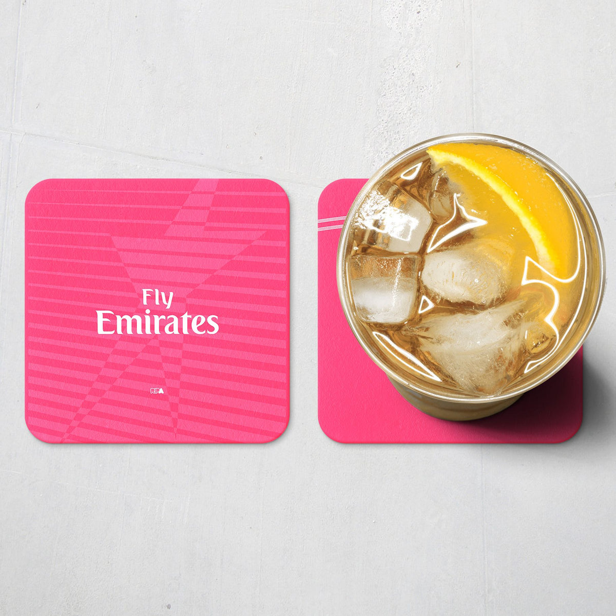 Coaster with the Real Madrid 2014-15 Away football shirt design by RIPA Football