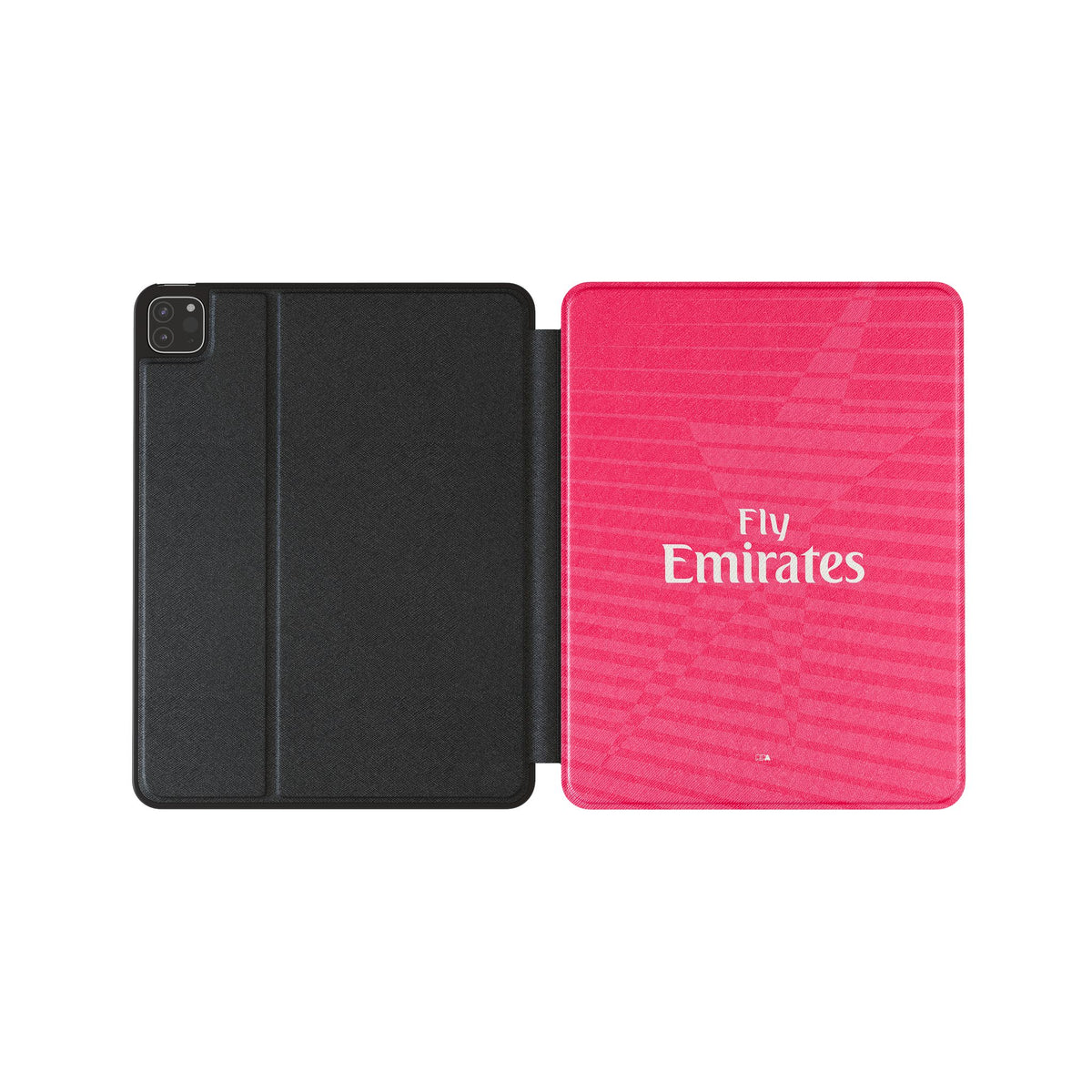 iPad case with the Real Madrid 2014-15 Away football shirt design by RIPA Football