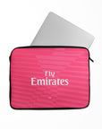 Laptop sleeve with the Real Madrid 2014-15 Away football shirt design by RIPA Football
