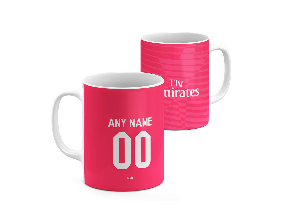 Mug with the Real Madrid 2014-15 Away football shirt design by RIPA Football