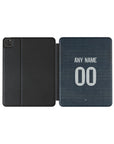 iPad case with the Real Madrid 2025-26 Away football shirt design by RIPA Football