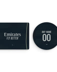 Mouse pad with the Real Madrid 2025-26 Away football shirt design by RIPA Football