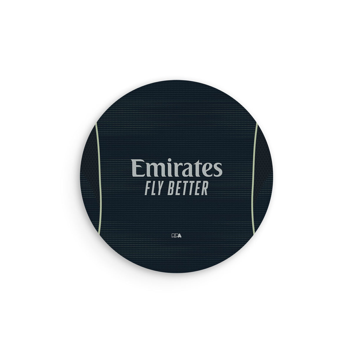 Mouse pad with the Real Madrid 2025-26 Away football shirt design by RIPA Football