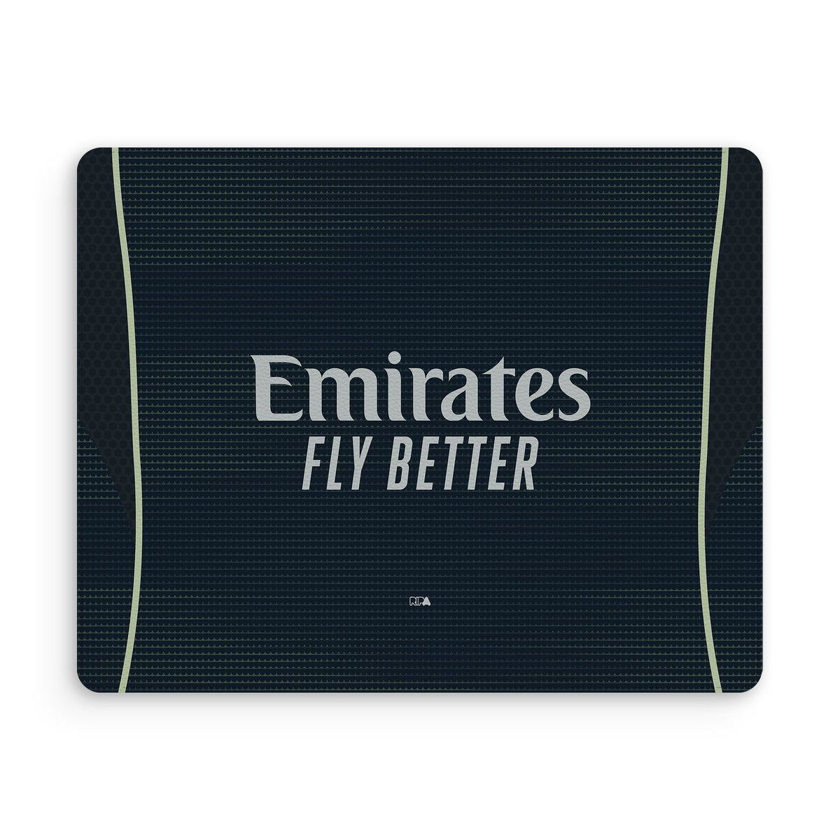 Mouse pad with the Real Madrid 2025-26 Away football shirt design by RIPA Football