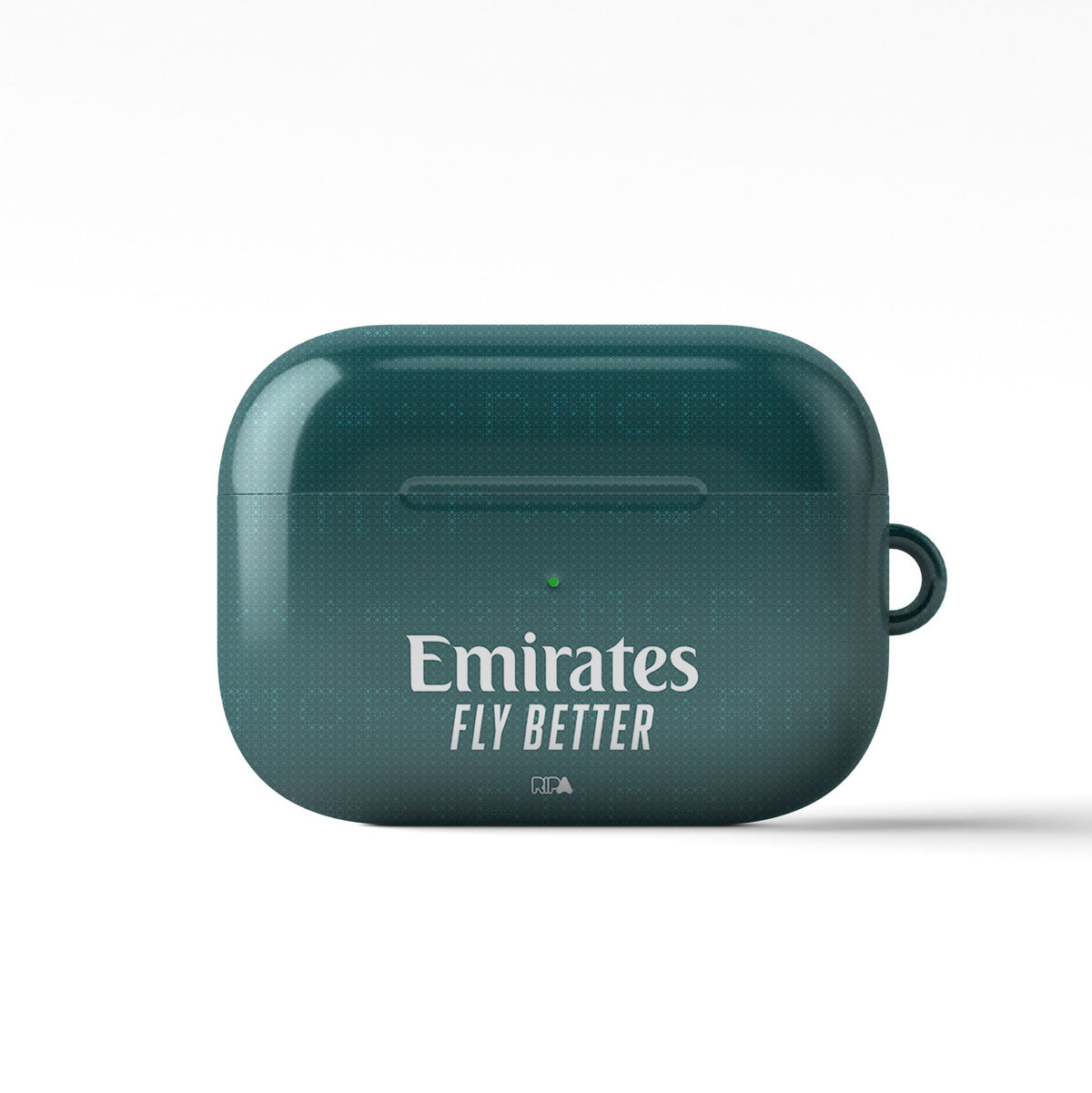AirPods case with the Real Madrid 2026-27 Away football shirt design by RIPA Football
