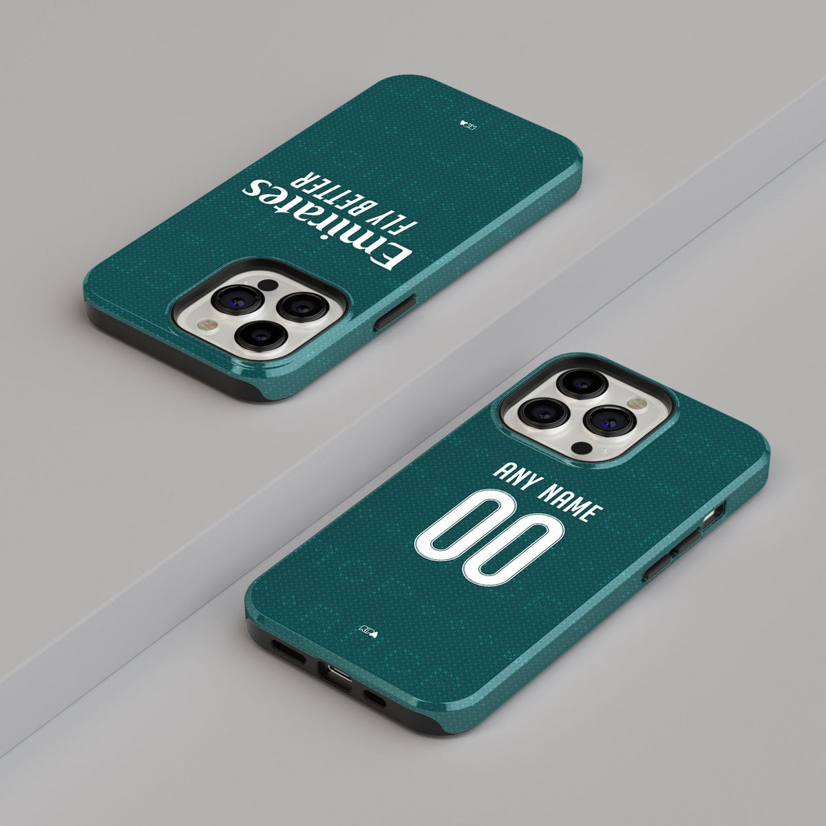 Phone case with the Real Madrid 2026-27 Away football shirt design by RIPA Football
