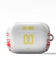 AirPods case with the Salzburg 2024-25 Home football shirt design by RIPA Football