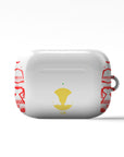 AirPods case with the Salzburg 2024-25 Home football shirt design by RIPA Football