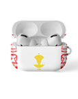 AirPods case with the Salzburg 2024-25 Home football shirt design by RIPA Football