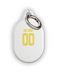 AirTag holder with the Salzburg 2024-25 Home football shirt design by RIPA Football