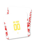 Coaster with the Salzburg 2024-25 Home football shirt design by RIPA Football
