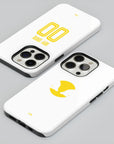 Phone case with the Salzburg 2024-25 Home football shirt design by RIPA Football