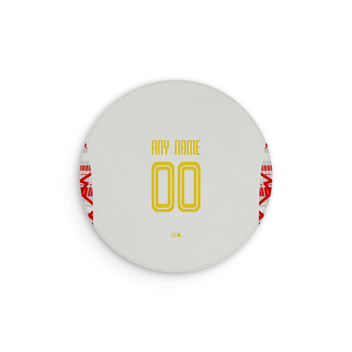 Mouse pad with the Salzburg 2024-25 Home football shirt design by RIPA Football
