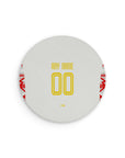 Mouse pad with the Salzburg 2024-25 Home football shirt design by RIPA Football