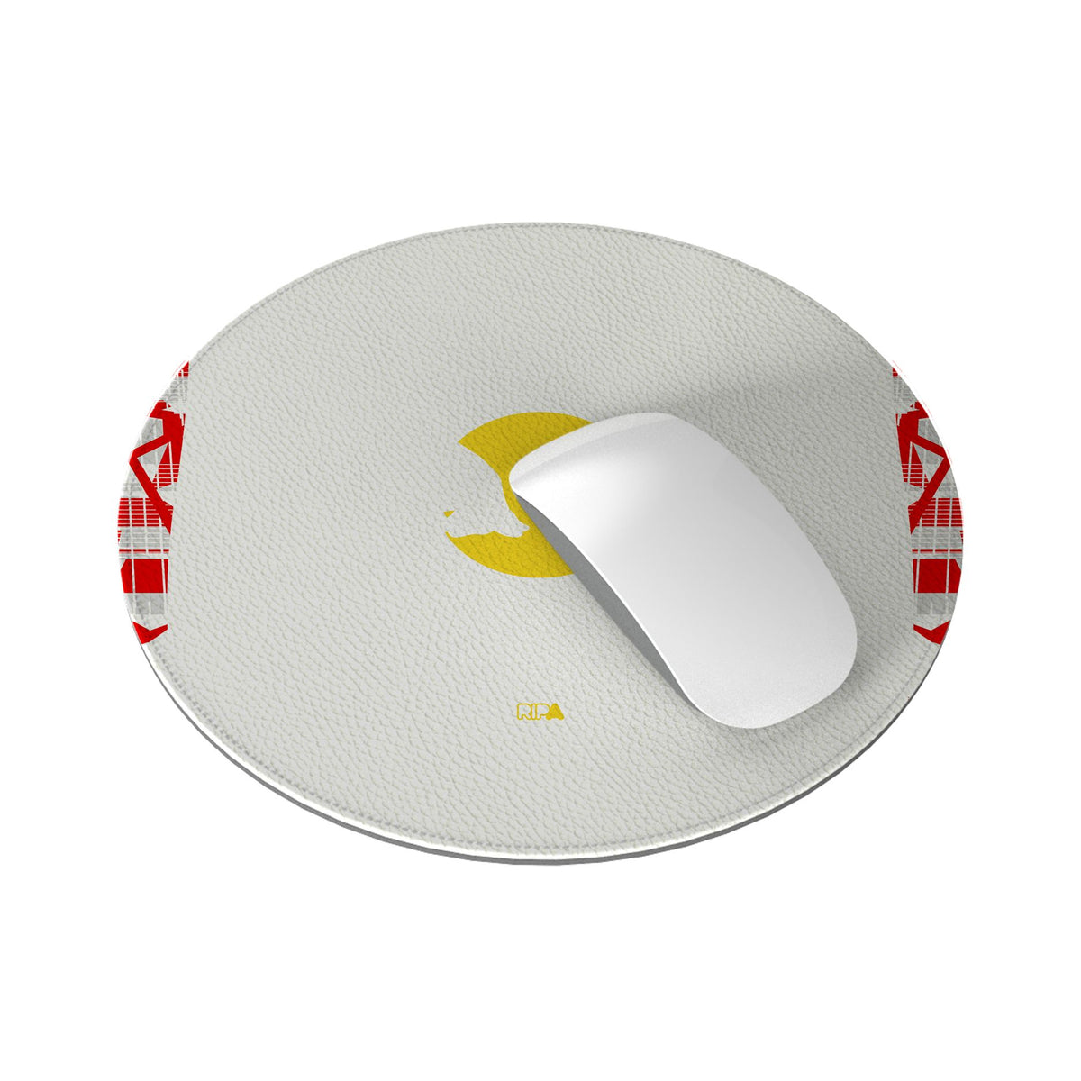 Mouse pad with the Salzburg 2024-25 Home football shirt design by RIPA Football