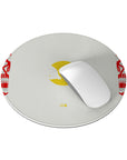 Mouse pad with the Salzburg 2024-25 Home football shirt design by RIPA Football