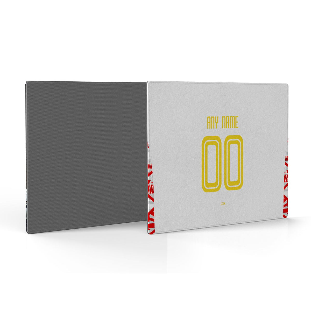 Mouse pad with the Salzburg 2024-25 Home football shirt design by RIPA Football