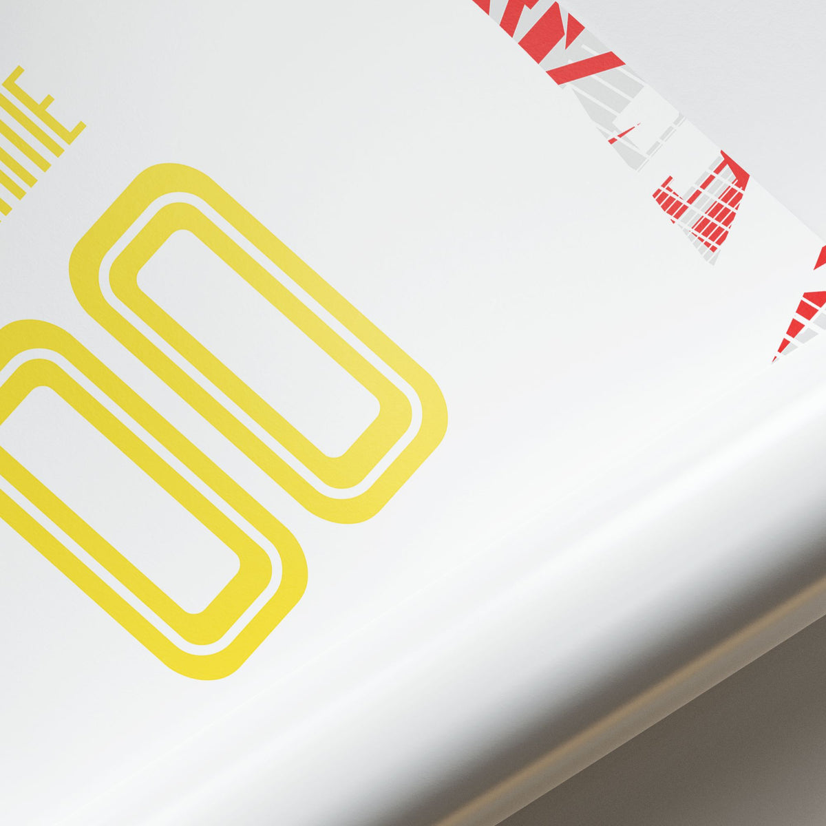Print with the Salzburg 2024-25 Home football shirt design by RIPA Football