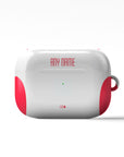 AirPods case with the Salzburg 2025-26 Home football shirt design by RIPA Football