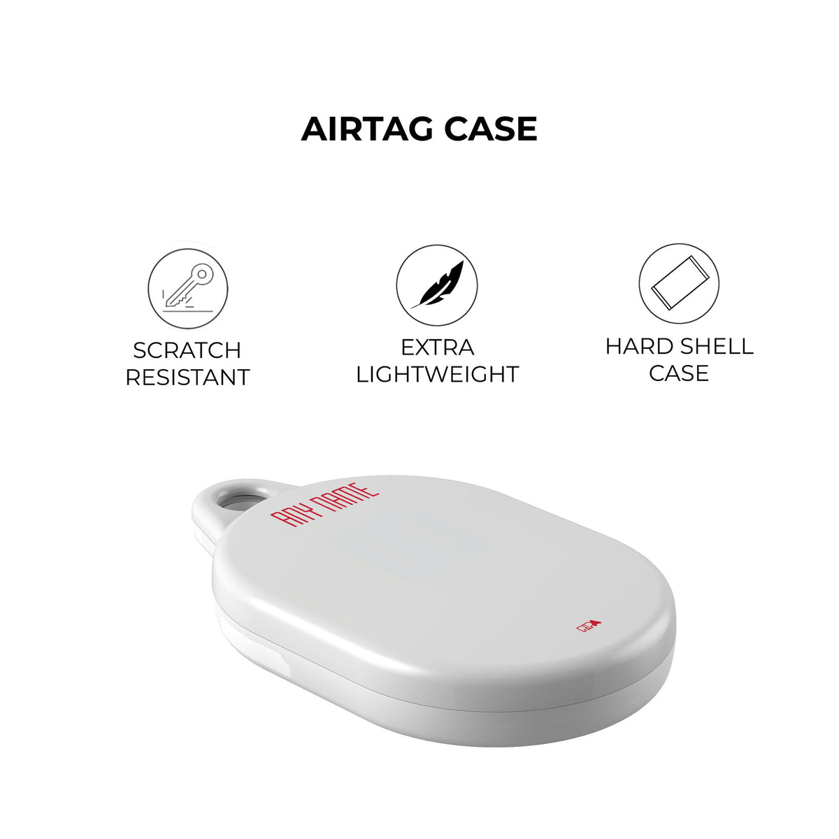 AirTag holder with the Salzburg 2025-26 Home football shirt design by RIPA Football