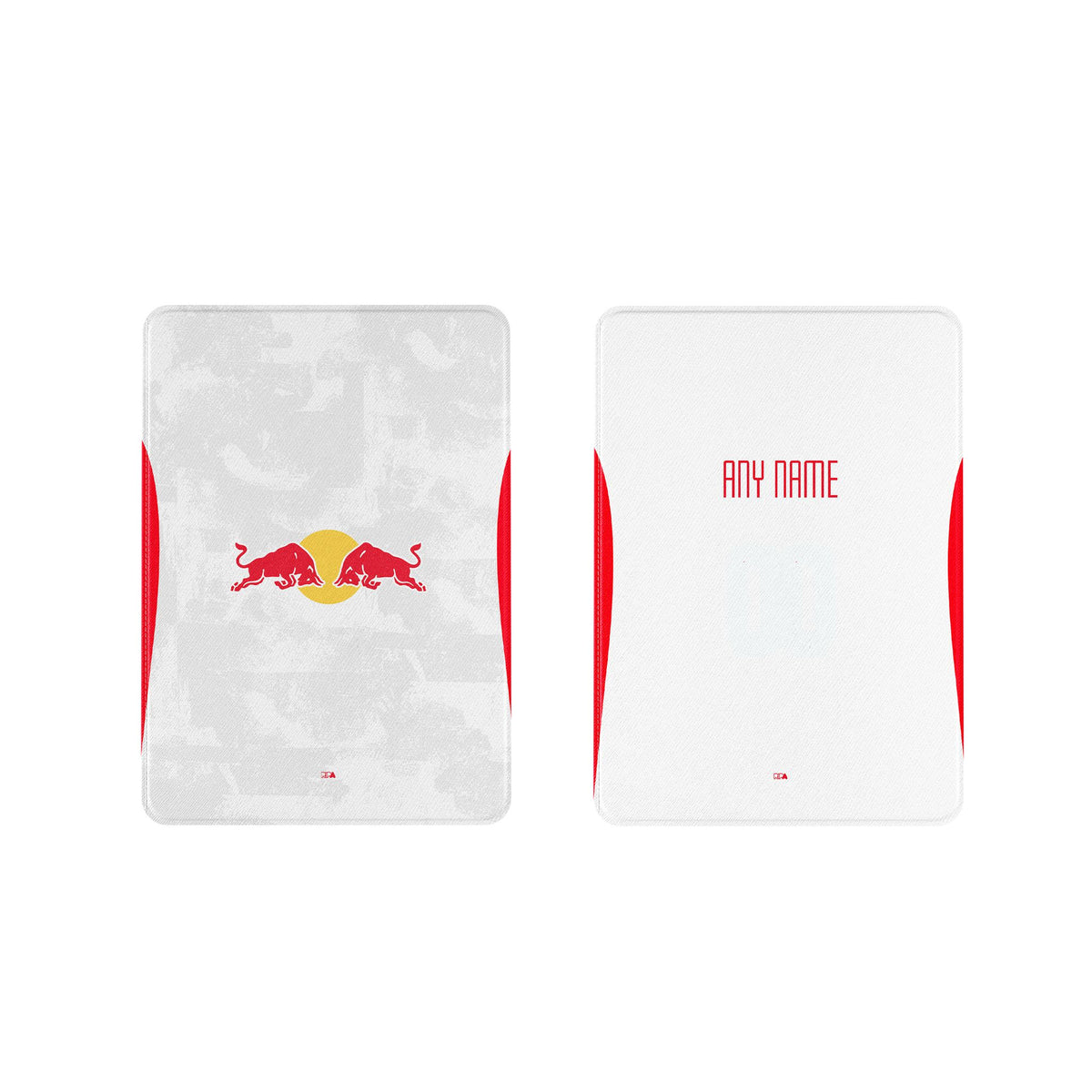 iPad case with the Salzburg 2025-26 Home football shirt design by RIPA Football