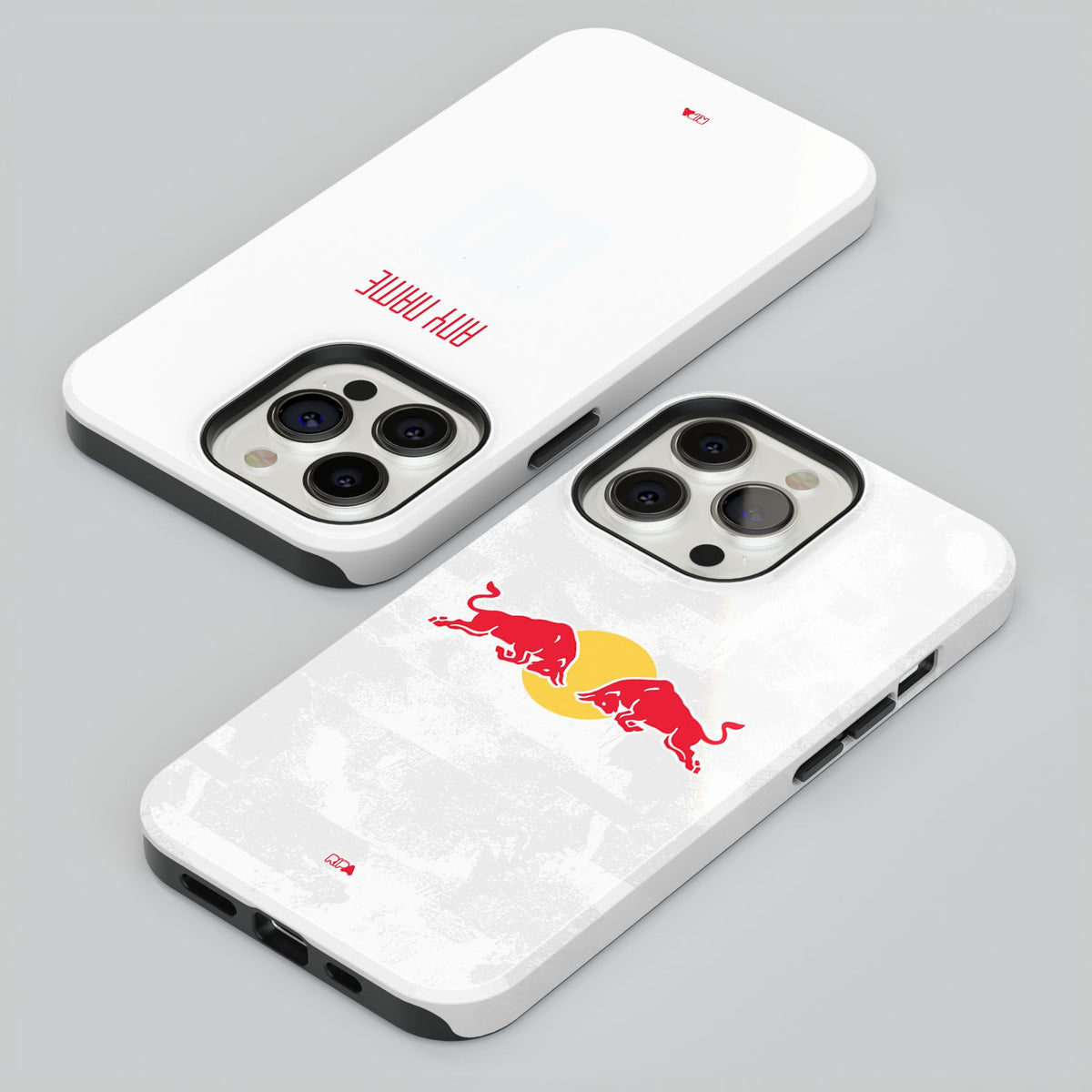 Phone case with the Salzburg 2025-26 Home football shirt design by RIPA Football