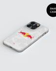Phone case with the Salzburg 2025-26 Home football shirt design by RIPA Football
