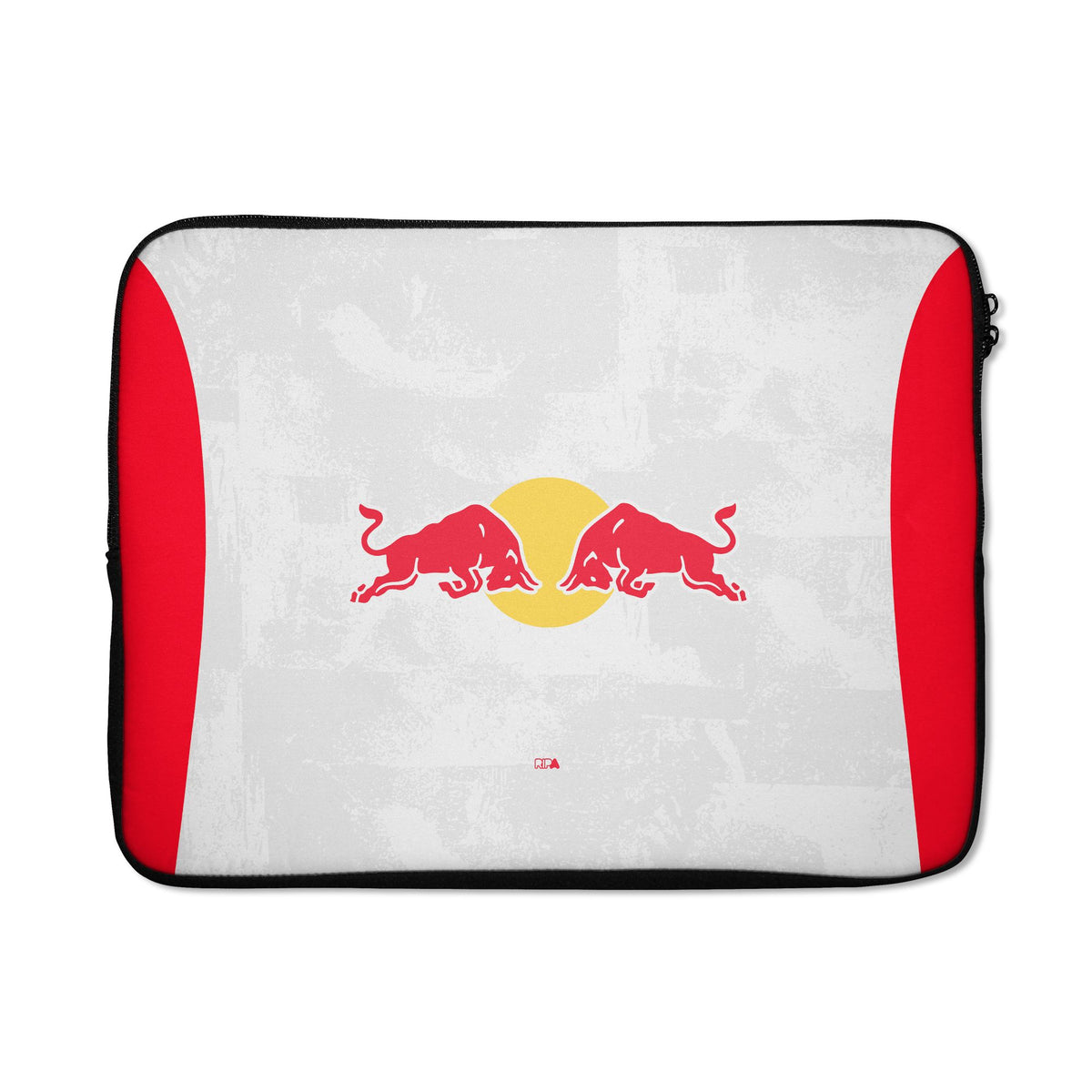 Laptop sleeve with the Salzburg 2025-26 Home football shirt design by RIPA Football