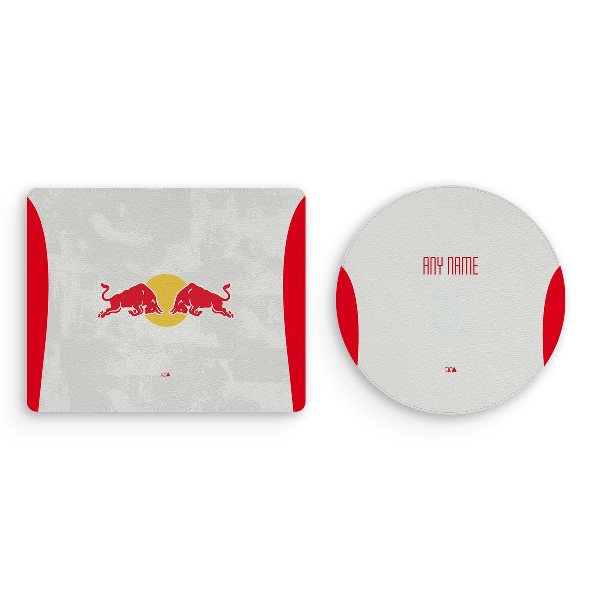 Mouse pad with the Salzburg 2025-26 Home football shirt design by RIPA Football