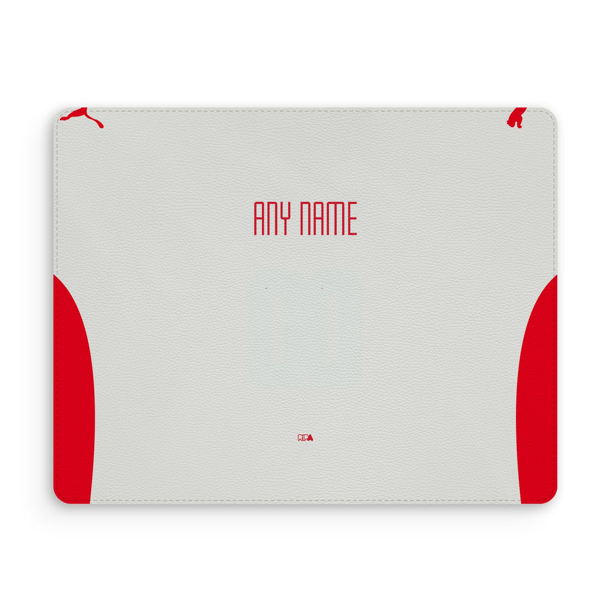 Mouse pad with the Salzburg 2025-26 Home football shirt design by RIPA Football