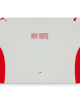 Mouse pad with the Salzburg 2025-26 Home football shirt design by RIPA Football