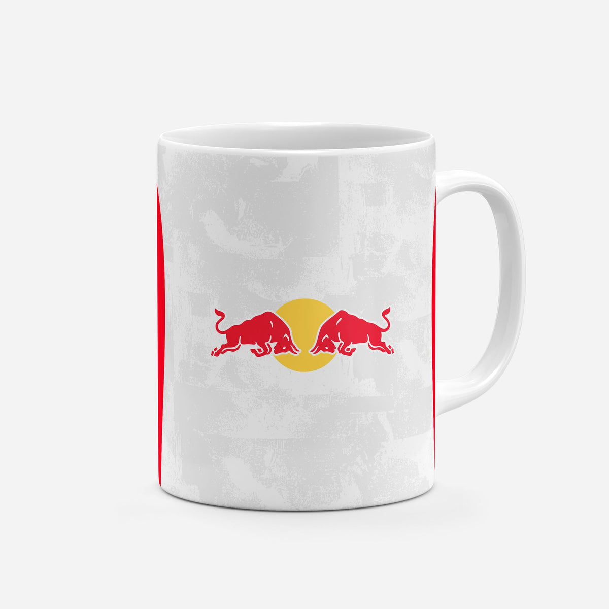 Mug with the Salzburg 2025-26 Home football shirt design by RIPA Football