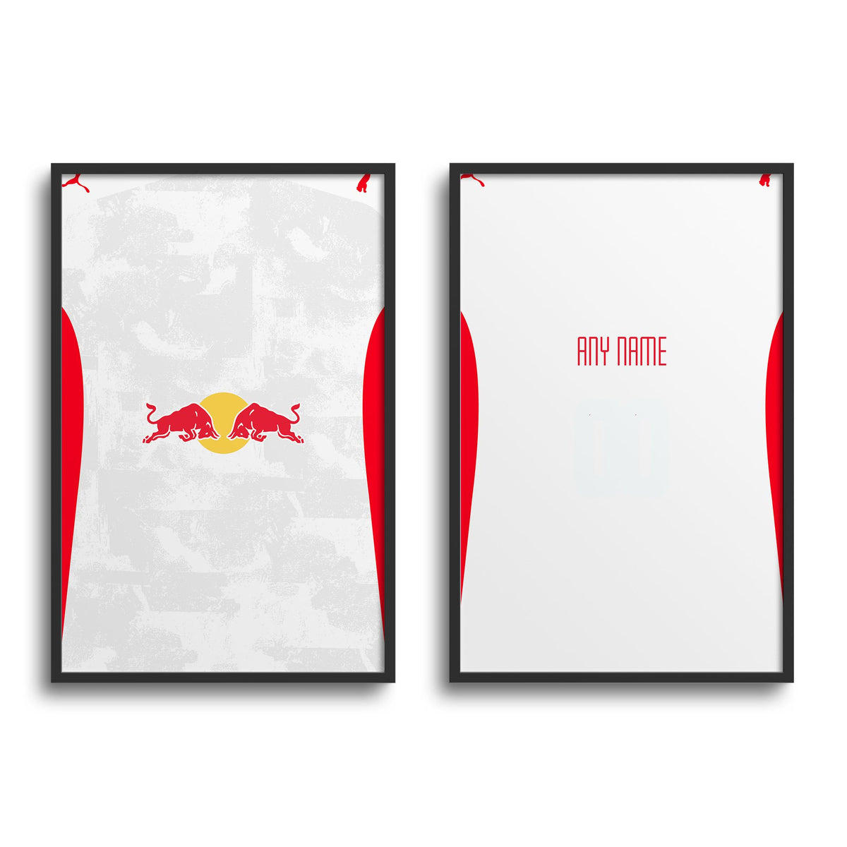 Print with the Salzburg 2025-26 Home football shirt design by RIPA Football