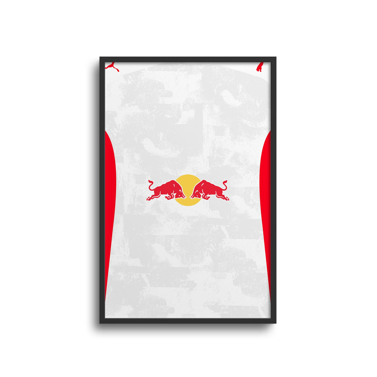 Print with the Salzburg 2025-26 Home football shirt design by RIPA Football