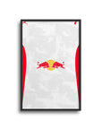 Print with the Salzburg 2025-26 Home football shirt design by RIPA Football