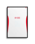 Print with the Salzburg 2025-26 Home football shirt design by RIPA Football