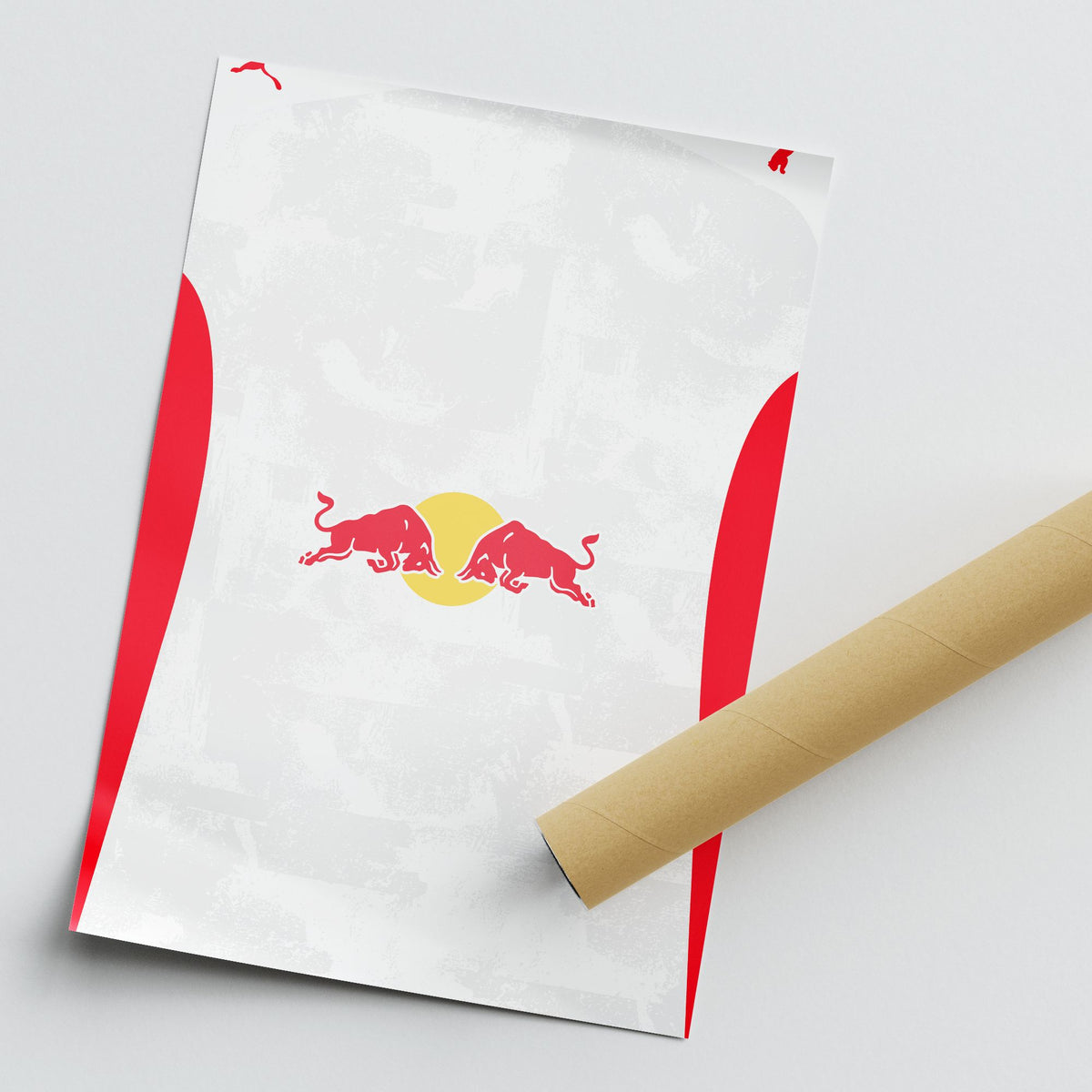 Print with the Salzburg 2025-26 Home football shirt design by RIPA Football