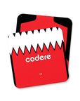 Coaster with the River Plate 2023-24 Away football shirt design by RIPA Football