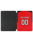 iPad case with the River Plate 2023-24 Away football shirt design by RIPA Football