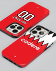 Phone case with the River Plate 2023-24 Away football shirt design by RIPA Football