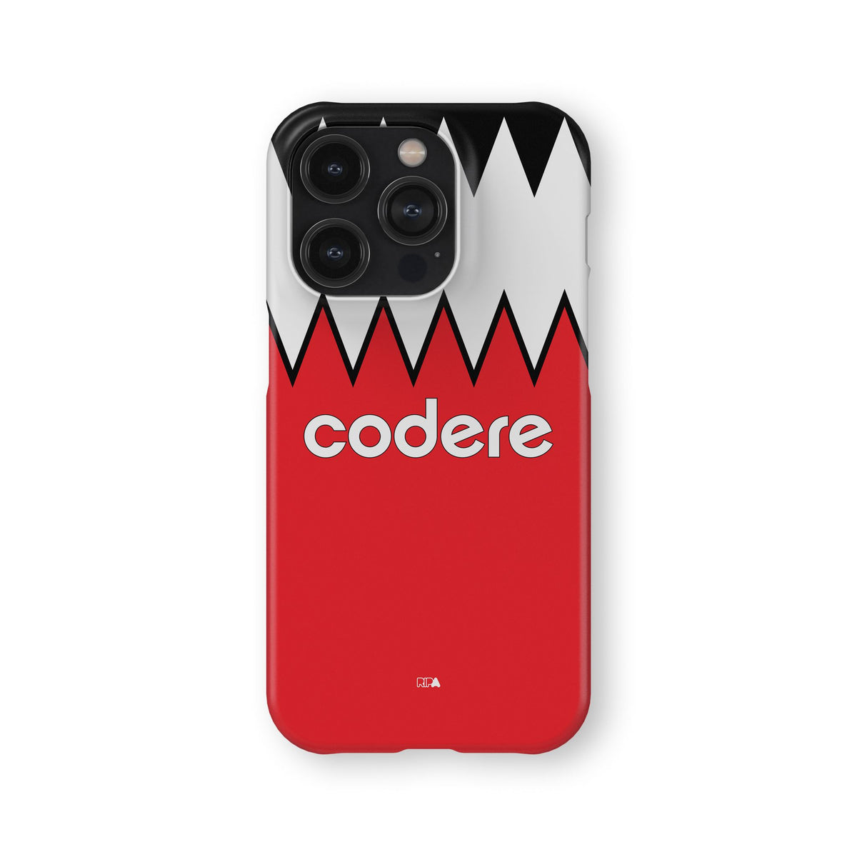 Phone case with the River Plate 2023-24 Away football shirt design by RIPA Football