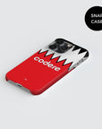 Phone case with the River Plate 2023-24 Away football shirt design by RIPA Football