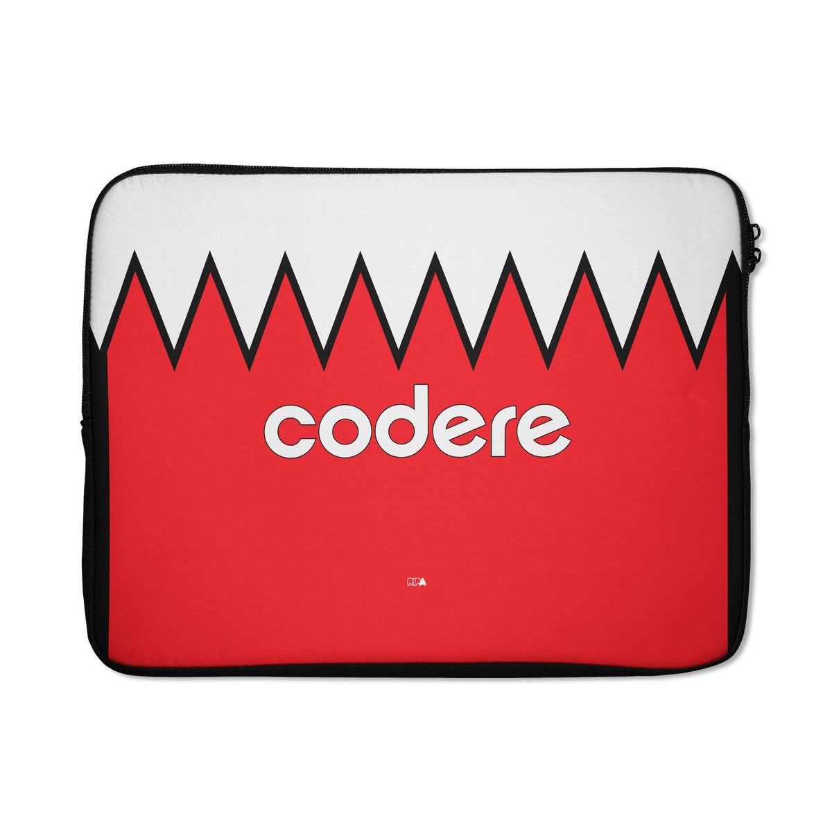 Laptop sleeve with the River Plate 2023-24 Away football shirt design by RIPA Football