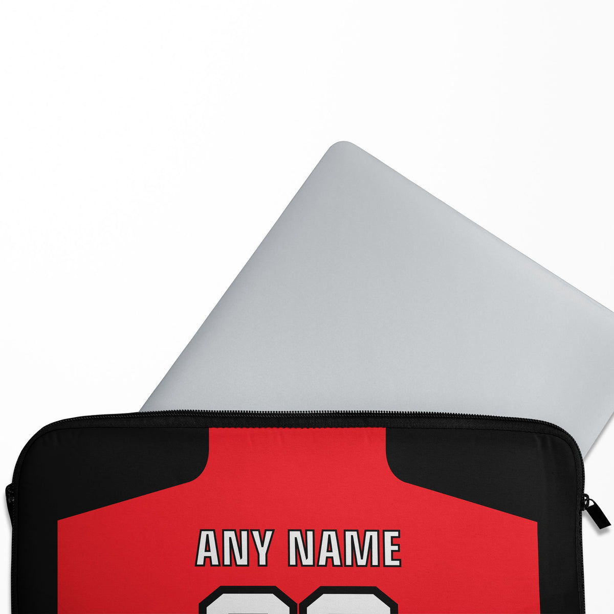 Laptop sleeve with the River Plate 2023-24 Away football shirt design by RIPA Football