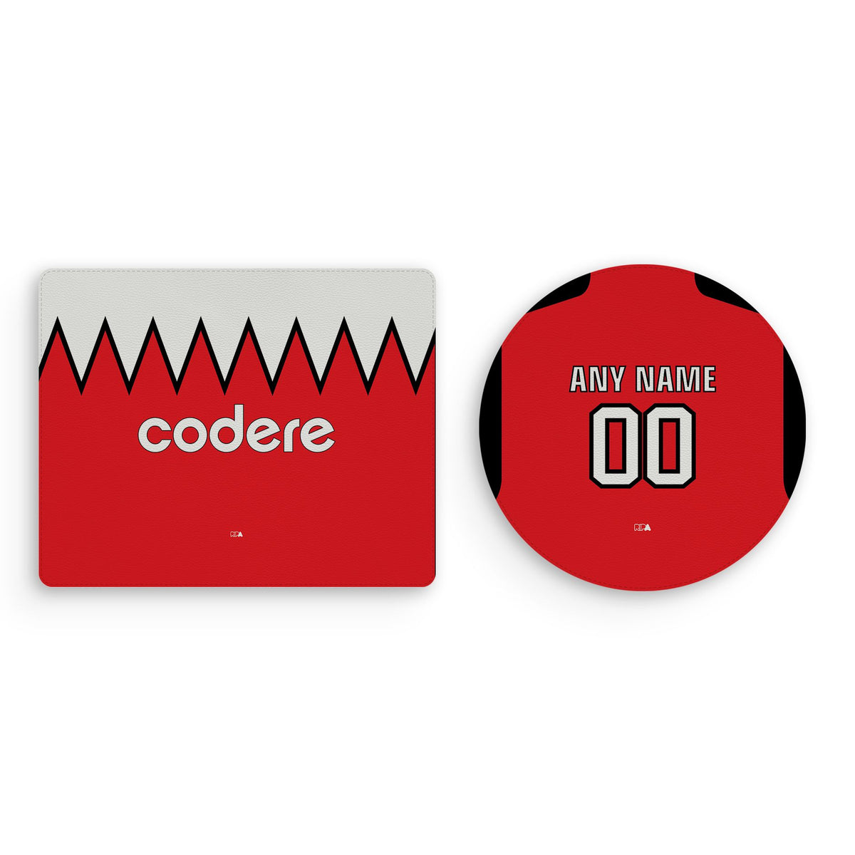Mouse pad with the River Plate 2023-24 Away football shirt design by RIPA Football