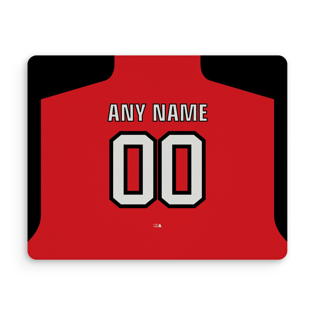 Mouse pad with the River Plate 2023-24 Away football shirt design by RIPA Football